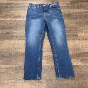 Frye High Waisted Medium Blue Denim Jeans 10/30